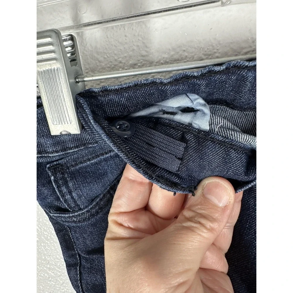 OshKosh B'gosh Jeans Girls 12P Dark Wash Skinny Adjustable Waist‎ Denim
